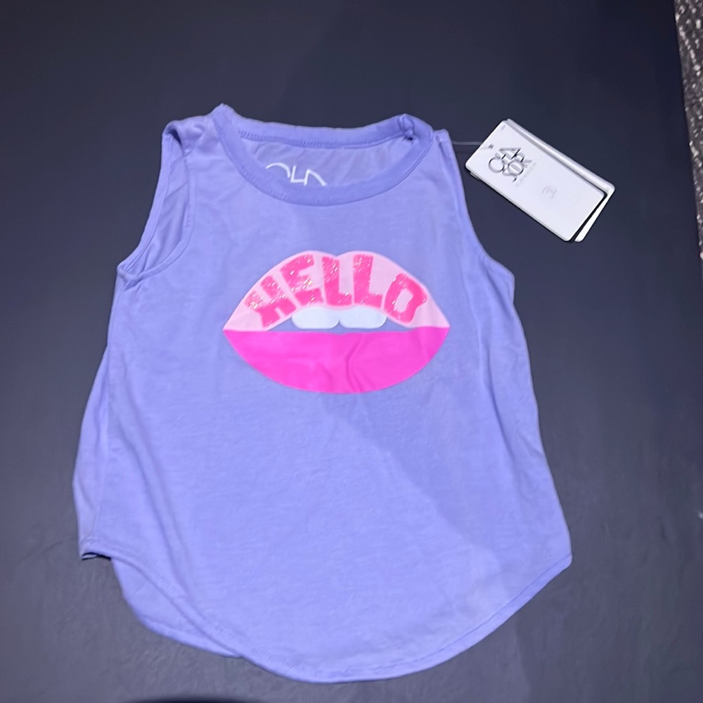 Girls tank by Chaser Hello size 4T
